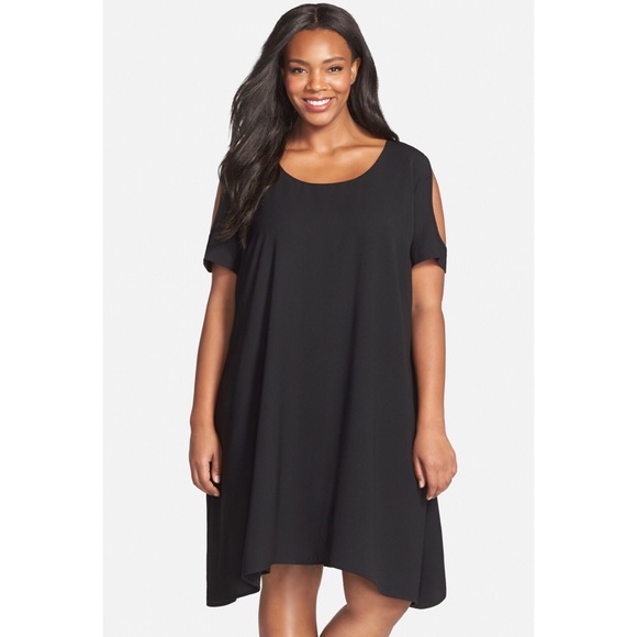 Sejour Dresses & Skirts - Sejour | Cold Shoulder Swing Dress | Plus Size